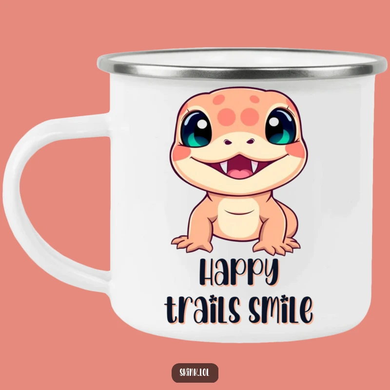 Funny Skink Campfire Mug: Sip Your Morning Brew with a Hilarious Grin!