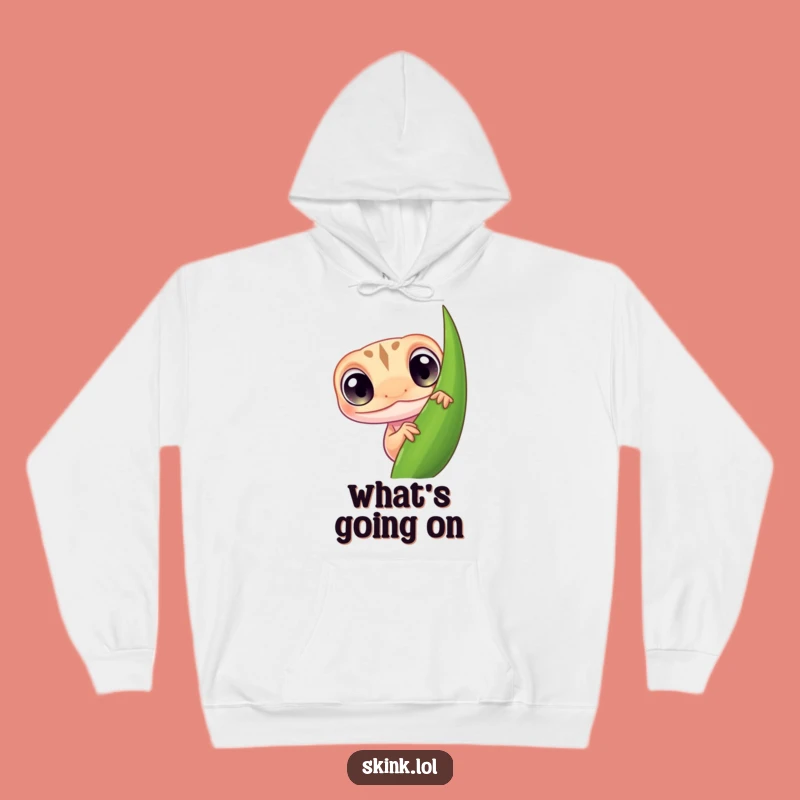 Cozy Funny Skink Hoodie: Stay Warm with This Hilarious Little Observer!