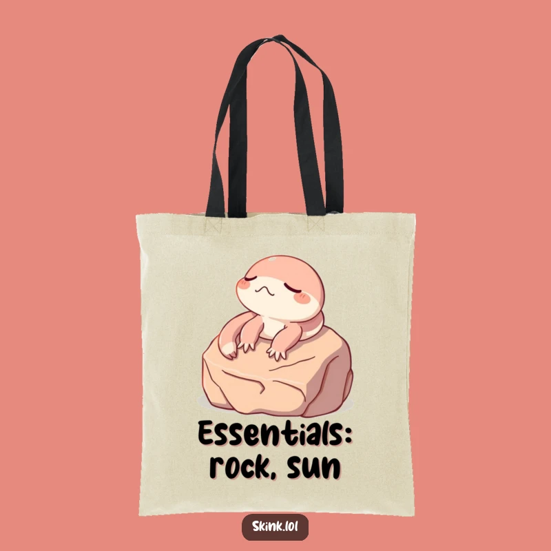 Funny Skink Tote Bag: Carry Your Chill Vibes with This Hilarious Accessory!